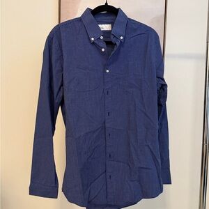 Nordstrom Slim Fit Blue Button Down Shirt